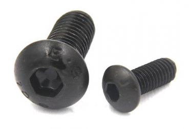 Linsenkopfschraube ISO 7380 M5*8 schwarz (10 Stück)