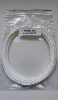 Muster TPU Filament Devil Design 10m weiß (WHITE)