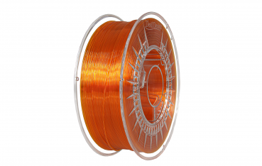 PETG Filament Devil Design 1.75mm 1kg hell orange transparent (BRIGHT ORANGE TRANSPARENT)
