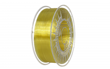 PETG Filament Devil Design 1.75mm 1kg gelb transparent (BRIGHT YELLOW TRANSPARENT)