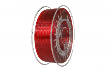 PETG Filament Devil Design 1.75mm 1kg rubinrot transparent (RUBY RED TRANSPARENT)
