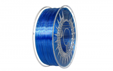 PETG Filament Devil Design 1.75mm 1kg dunkel blau transparent (SUPER BLUE TRANSPARENT)