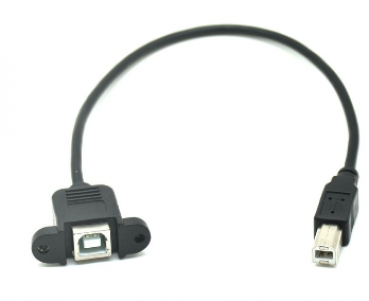 USB B Stecker auf Buchse
