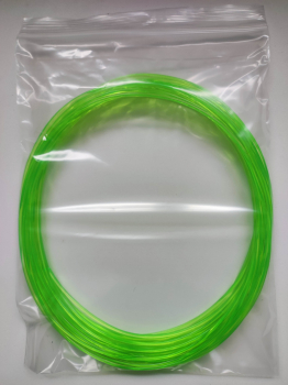 Muster PETG Filament Devil Design 10m grün transparent