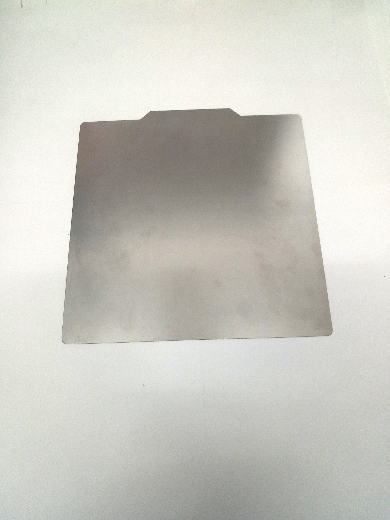 Druckplatte Grundplatte 200x200x0,5mm CrNi-Stahlblech für 3D Drucker 