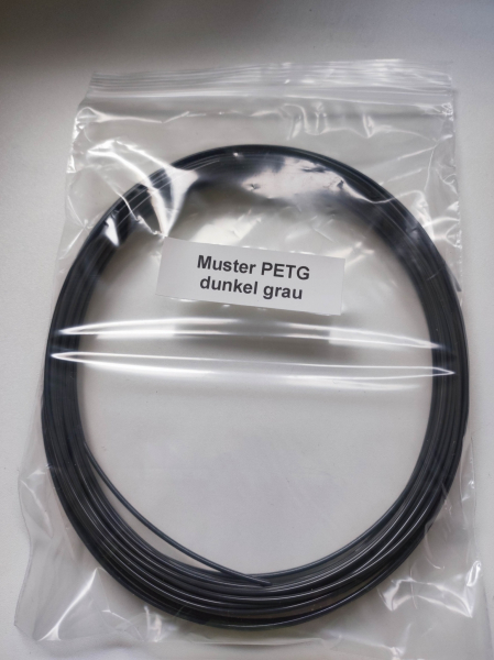 Muster PETG Filament Devil Design 10m dunkel grau (DARK GRAY)