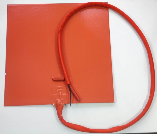 Silikonheizmatte 600 Watt 300x300mm 230 Volt Voron (10)