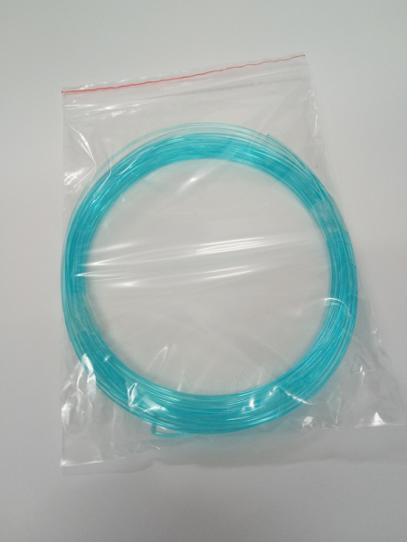PETG Filament Devil Design 10m Muster blau transparent