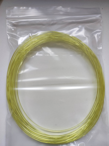 Muster PETG Filament Devil Design 10m hell gelb transparent (BRIGHT YELLOW TRANSPARENT)